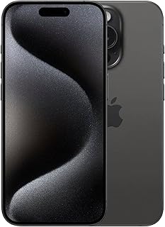 Apple iPhone 15 Pro Max (256 GB) - Black Titanium (Renewed)